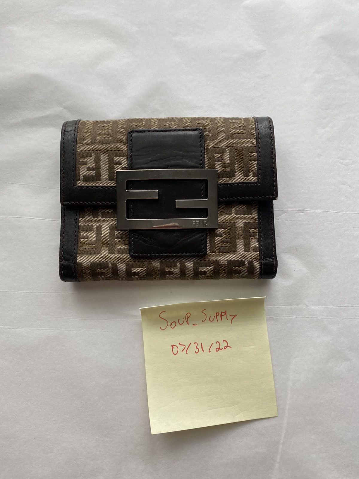 Fendi Vintage Fendi Monogram Wallet Size ONE SIZE - 2 Thumbnail