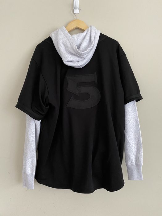 Supreme Supreme Baseball Jersey Hooded Sweatshirt | Grailed