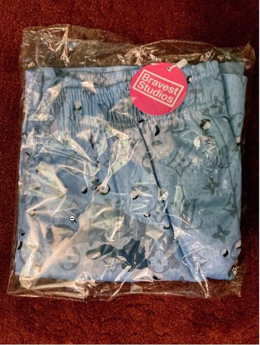 Bravest Studios Bravest Studios 2020 Lv Camo Shorts Blue Small (28-30 