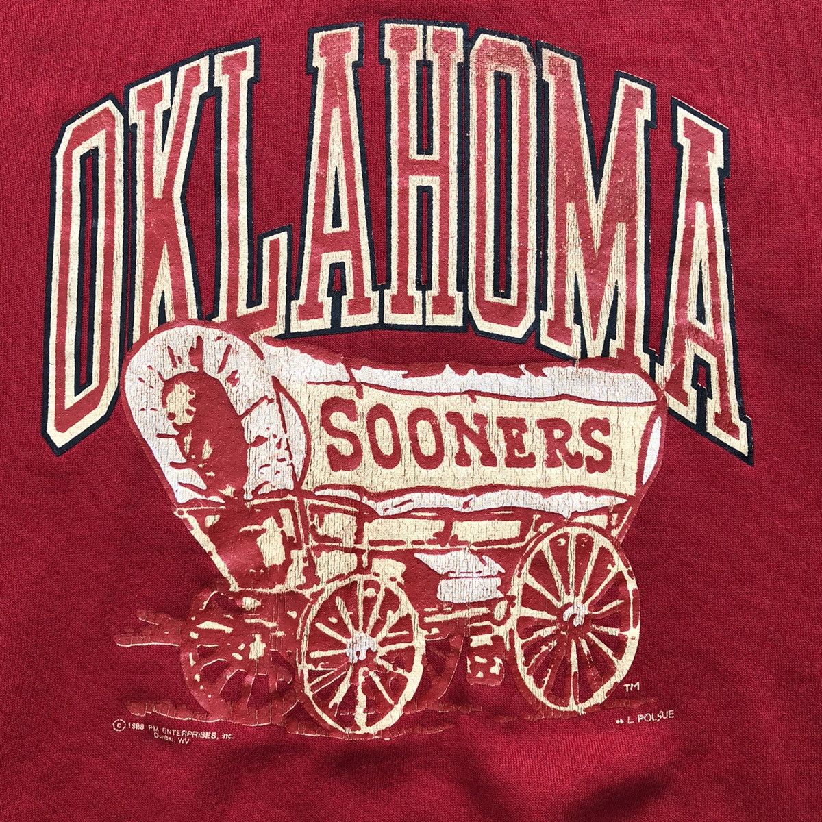 Vintage Vintage Oklahoma Sooners 1988 Sweatshirt Rare NCAA Size US L / EU 52-54 / 3 - 3 Thumbnail