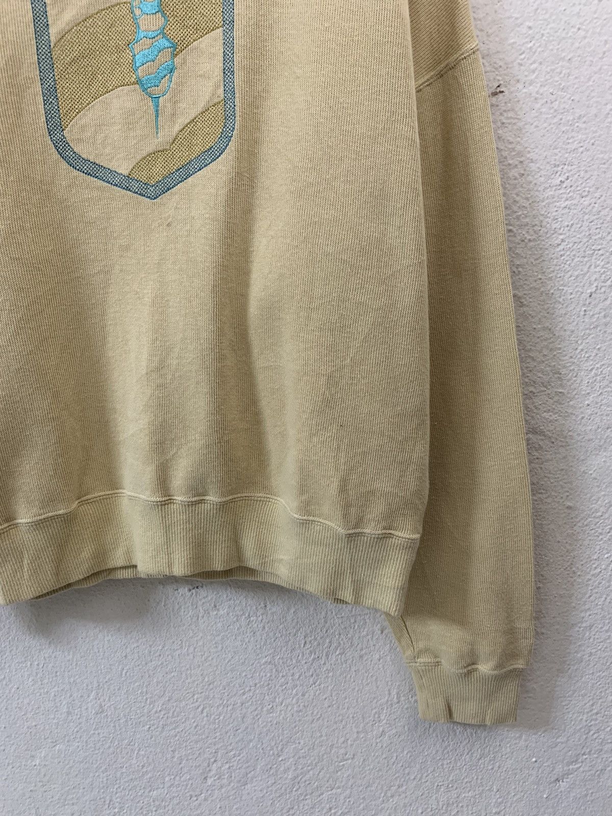 Trussardi Trussardi Spellout Big Logo Sweatshirt Size US M / EU 48-50 / 2 - 2 Thumbnail