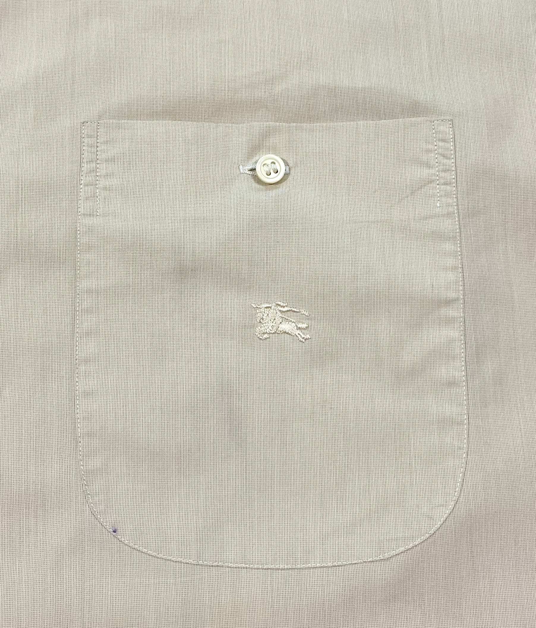 Burberry Burberry London Vintage Button Shirt Men's L Beige Size US L / EU 52-54 / 3 - 6 Thumbnail