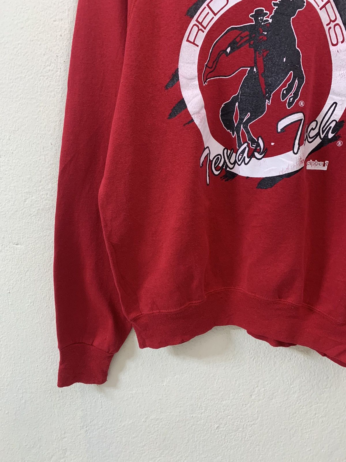 Japanese Brand Vintage Red Raiders Sweatshirt Size US L / EU 52-54 / 3 - 3 Thumbnail