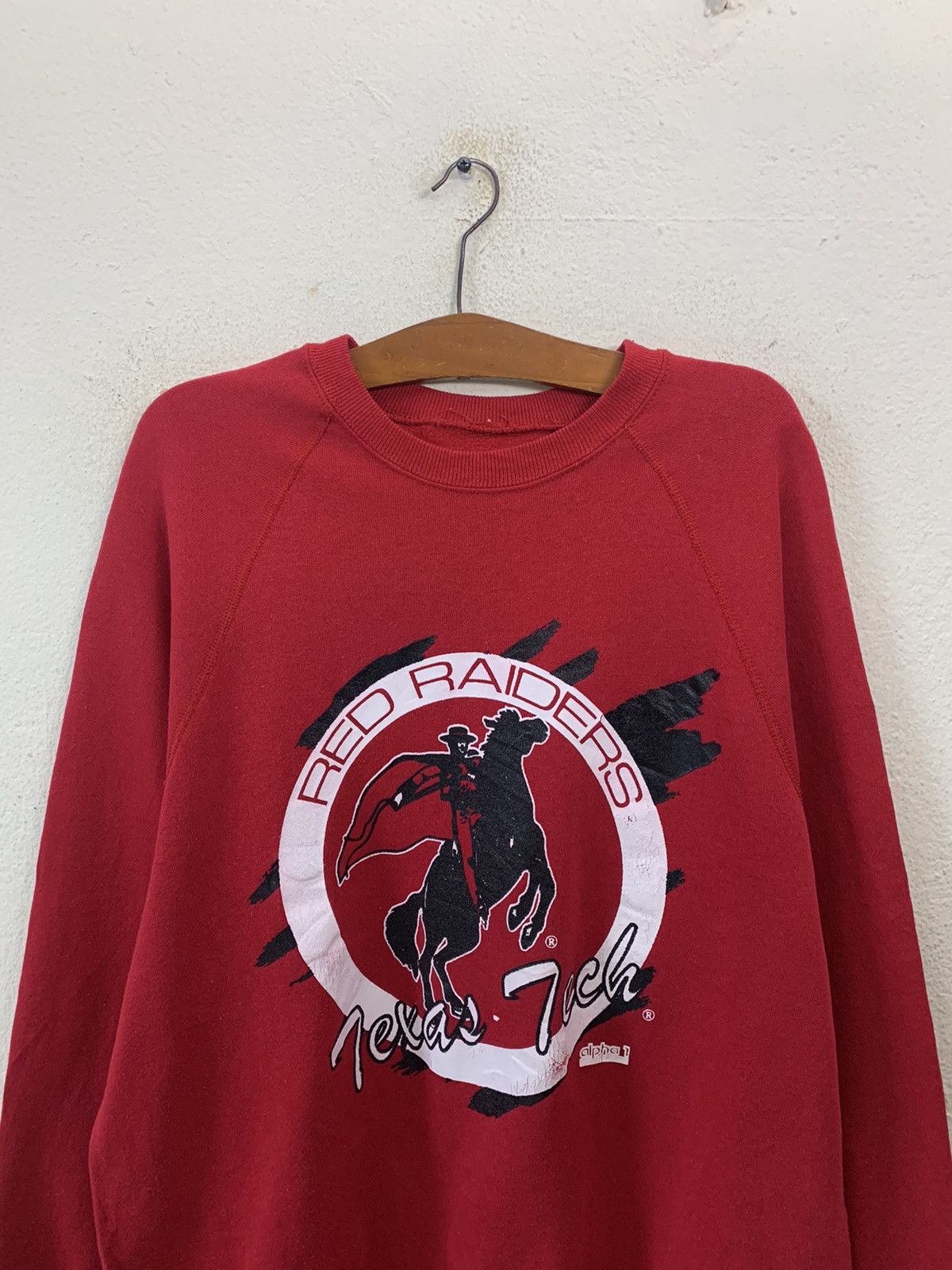 Japanese Brand Vintage Red Raiders Sweatshirt Size US L / EU 52-54 / 3 - 4 Thumbnail