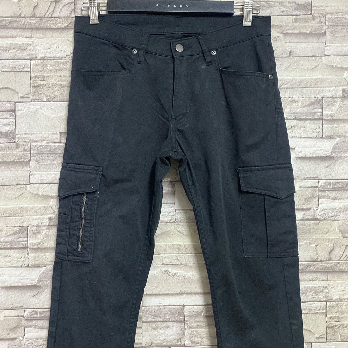Japanese Brand Japanese Brand ONBOARD Black Cargo Pants Size US 30 / EU 46 - 4 Thumbnail
