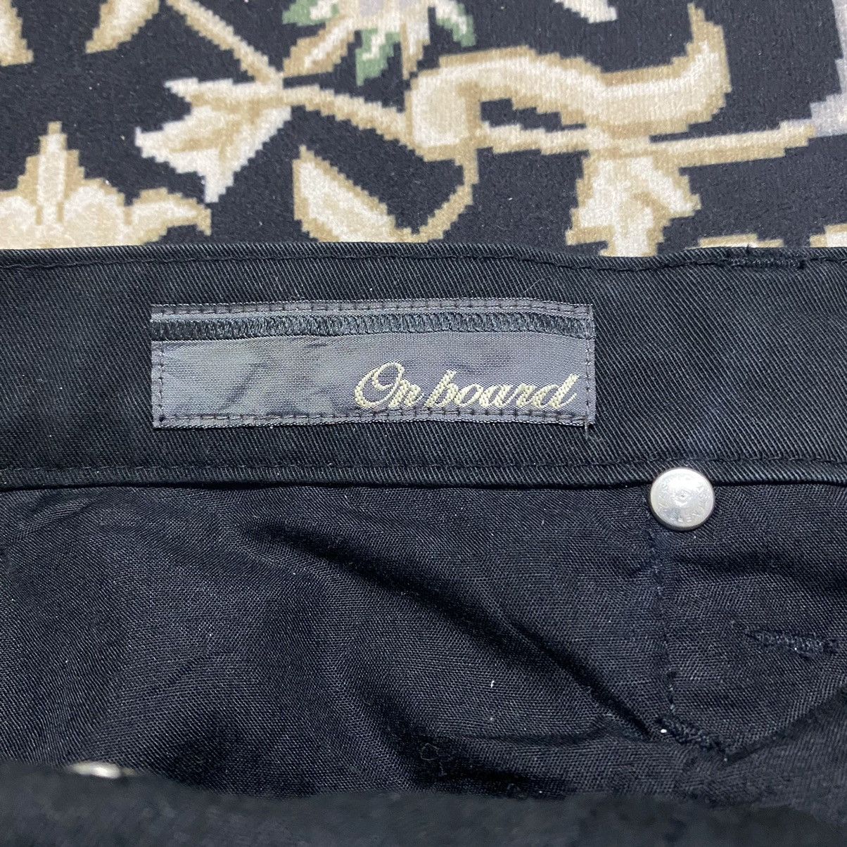 Japanese Brand Japanese Brand ONBOARD Black Cargo Pants Size US 30 / EU 46 - 14 Thumbnail