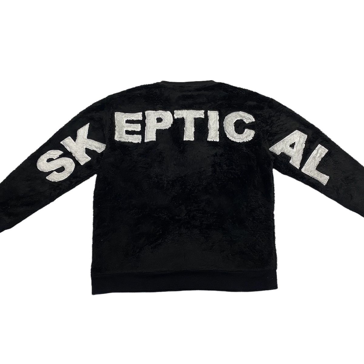 Japanese Brand STEAL🔥SKEPTICAL BIG LETTER FLEECE SWEATSHIRT Size US M / EU 48-50 / 2 - 2 Thumbnail