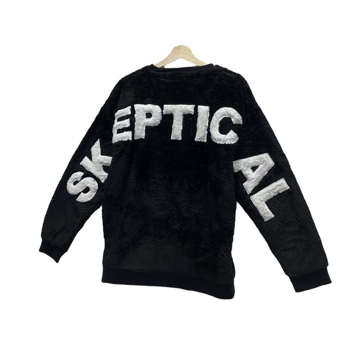 Japanese Brand STEAL🔥SKEPTICAL BIG LETTER FLEECE SWEATSHIRT Size US M / EU 48-50 / 2 - 1 Thumbnail