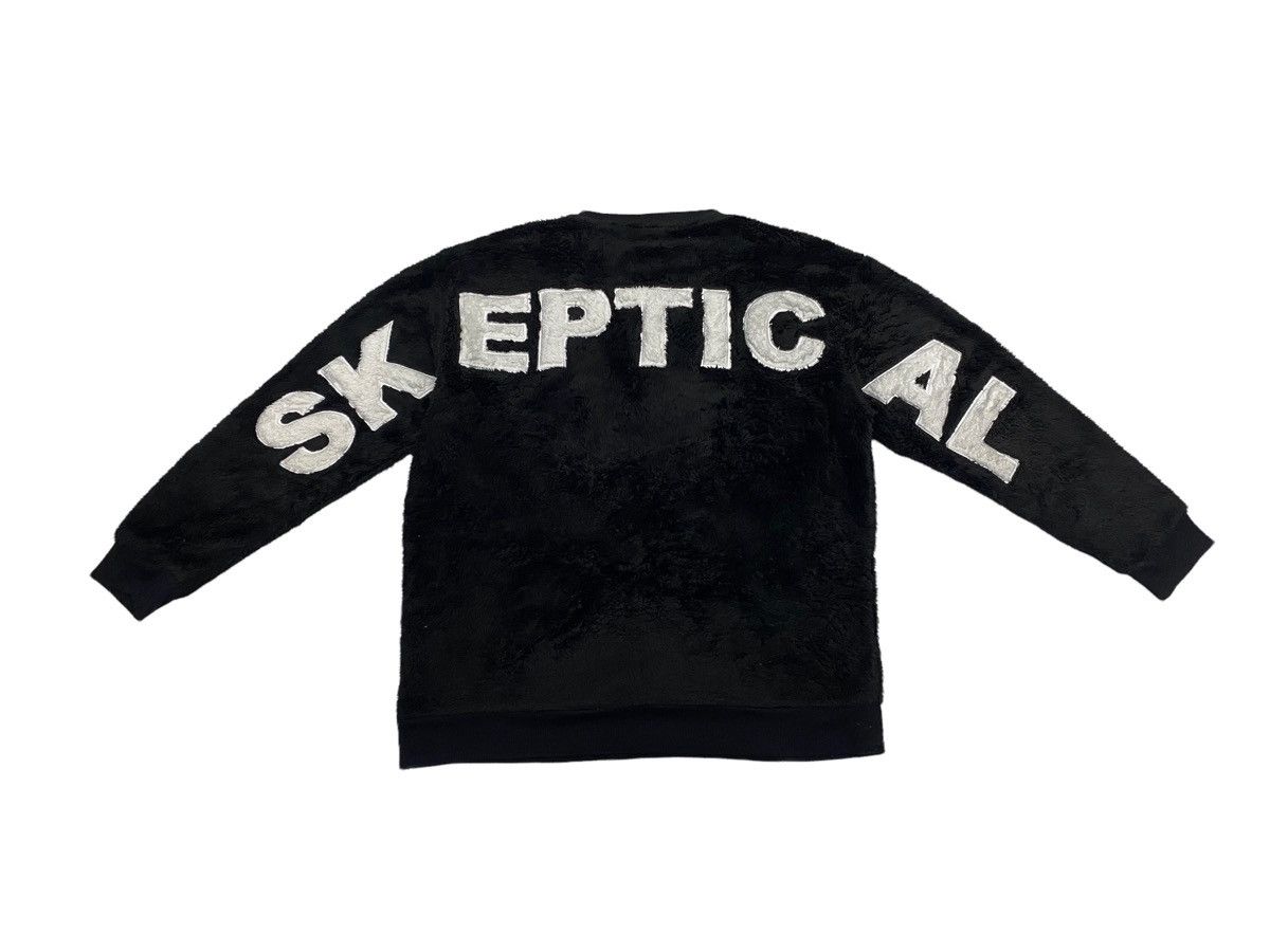 Japanese Brand STEAL🔥SKEPTICAL BIG LETTER FLEECE SWEATSHIRT Size US M / EU 48-50 / 2 - 4 Thumbnail