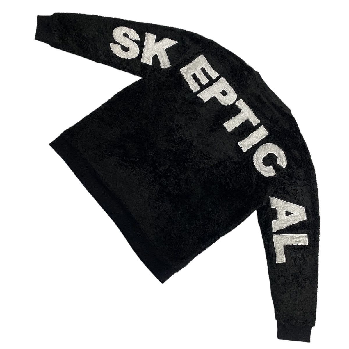 Japanese Brand STEAL🔥SKEPTICAL BIG LETTER FLEECE SWEATSHIRT Size US M / EU 48-50 / 2 - 3 Thumbnail