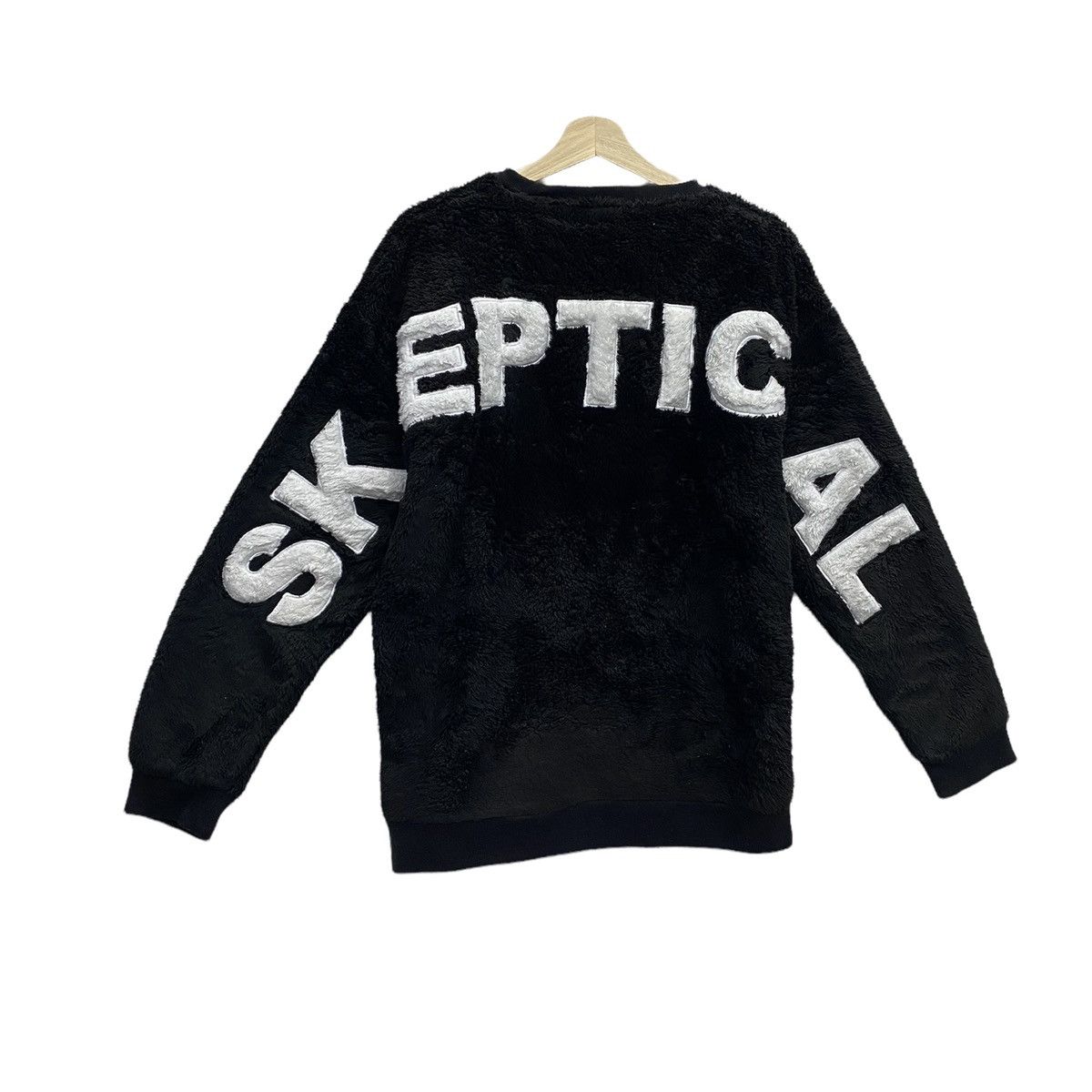 Japanese Brand STEAL🔥SKEPTICAL BIG LETTER FLEECE SWEATSHIRT Size US M / EU 48-50 / 2 - 6 Thumbnail