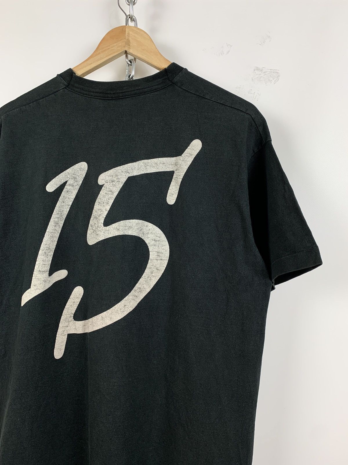 Vintage 90s Vintage Maudite Devil Bear Singe Stitch Faded T-Shirt Size US XL / EU 56 / 4 - 12 Thumbnail