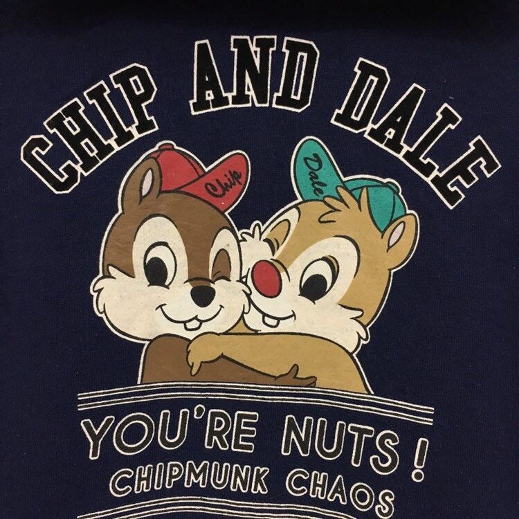 Chip Munks Hoodie Sweatshirt Big Logo Sweatshirt