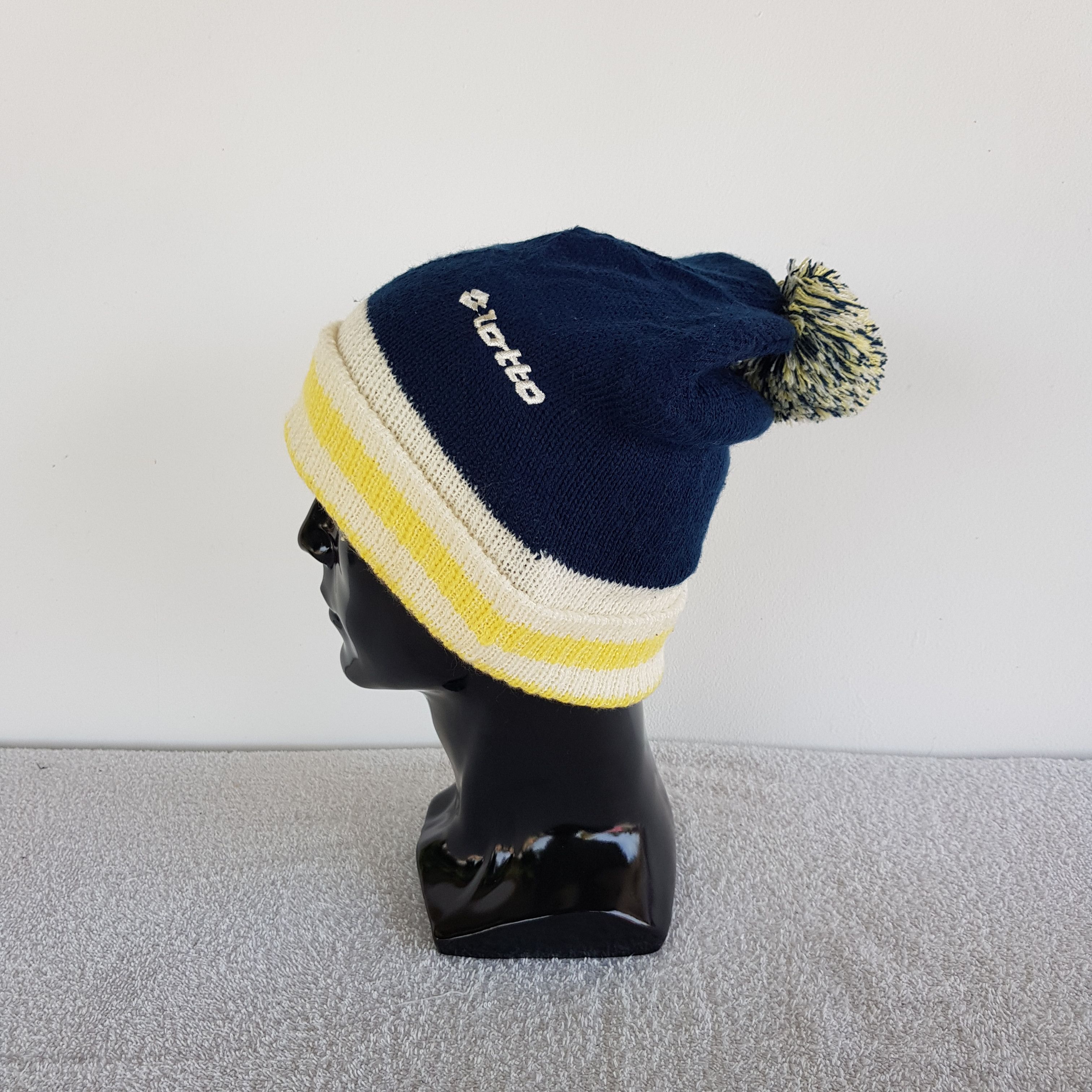Lotto Sport × Vintage Vintage Lotto Beanie Snow Cap Hats - AC10368. Size ONE SIZE - 4 Thumbnail