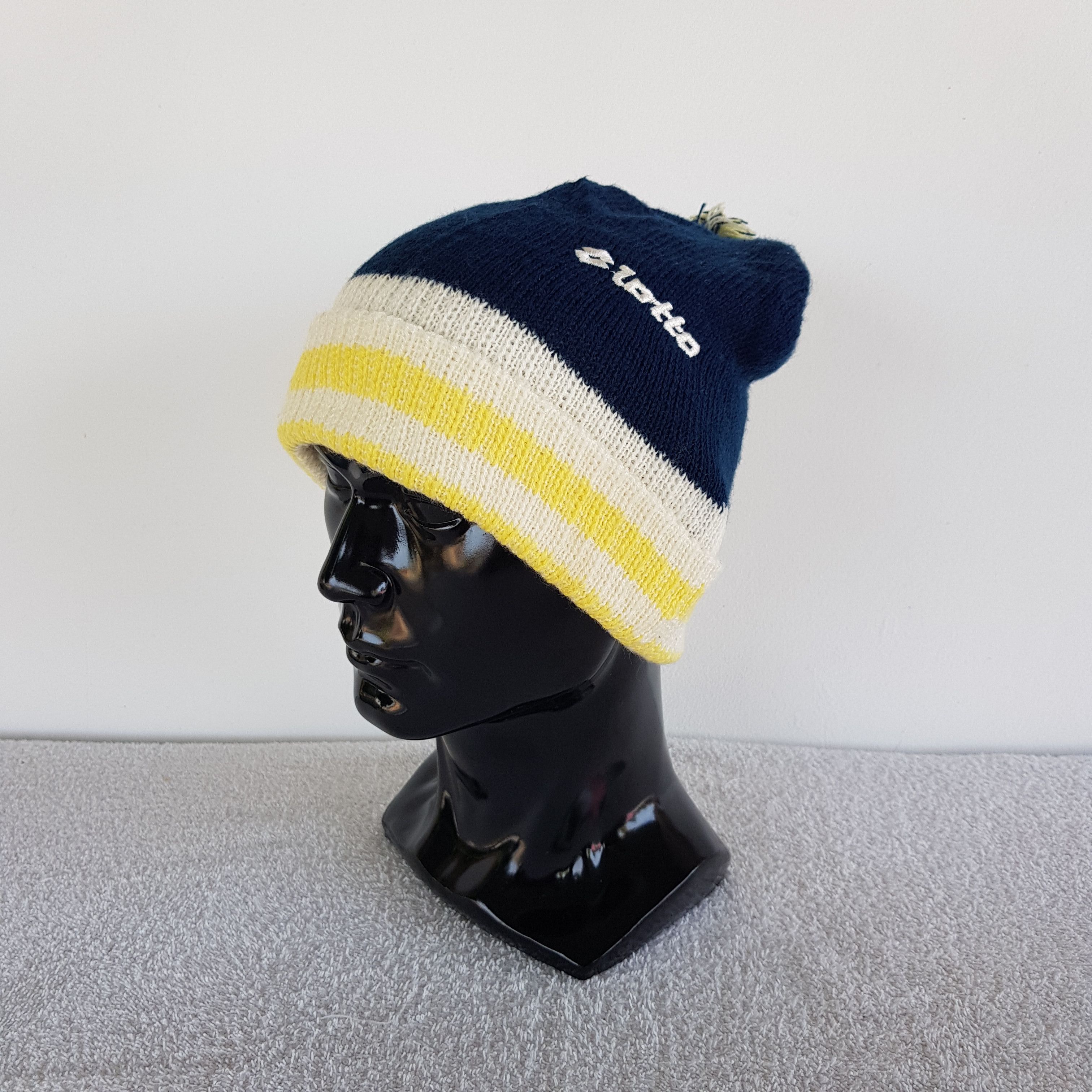 Lotto Sport × Vintage Vintage Lotto Beanie Snow Cap Hats - AC10368. Size ONE SIZE - 1 Thumbnail