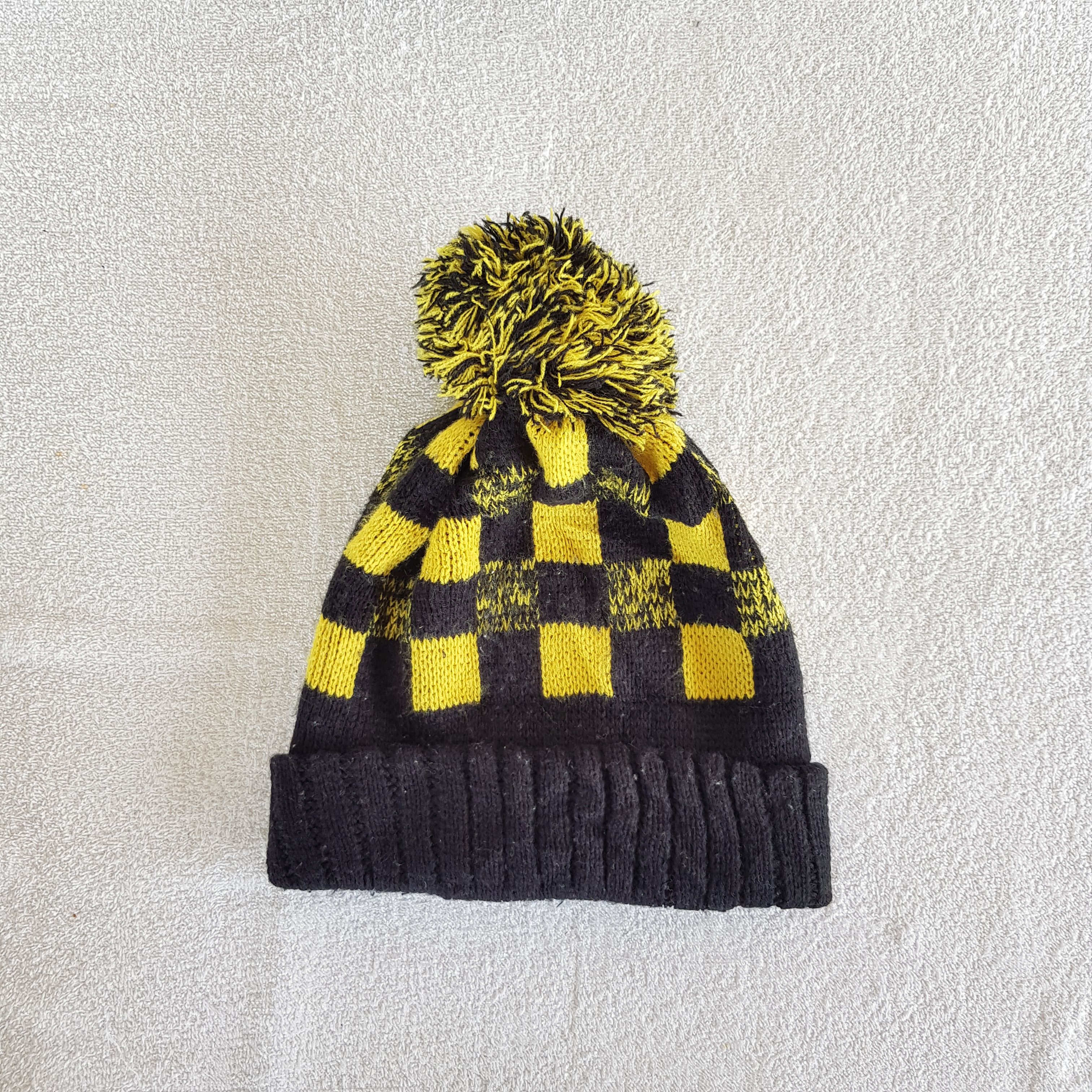Japanese Brand × Vintage Tartan Plaid Beanie Snow Cap Chekered Punk Hats - AC10617. Size ONE SIZE - 5 Thumbnail