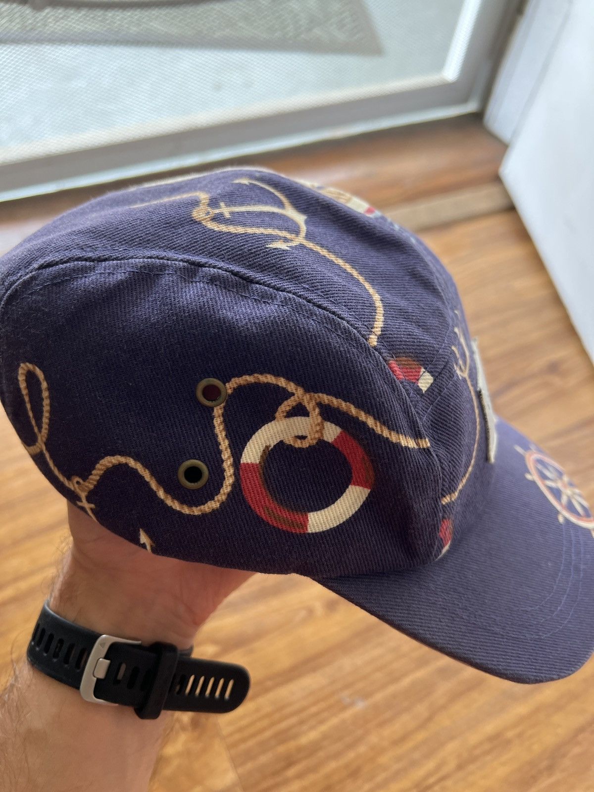 I Love Ugly I Love Ugly Camp Cap Nautical RARE Size ONE SIZE - 2 Thumbnail