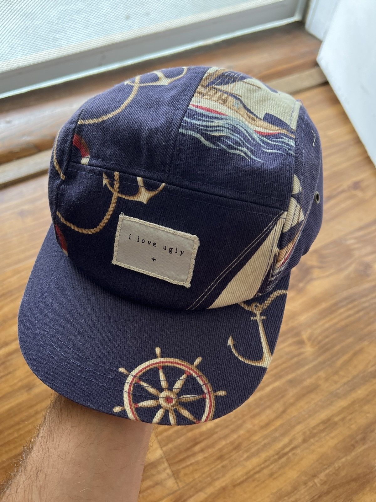 I Love Ugly I Love Ugly Camp Cap Nautical RARE Size ONE SIZE - 1 Thumbnail