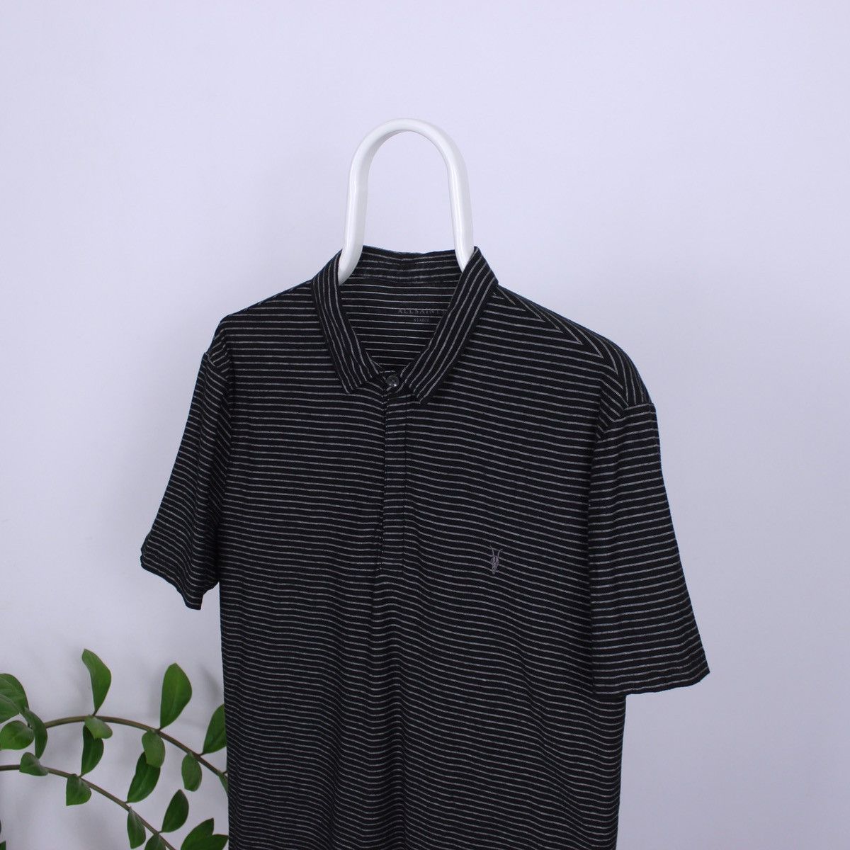 Allsaints AllSaints Short Sleeve Polo Shirt Size US XL / EU 56 / 4 - 1 Thumbnail