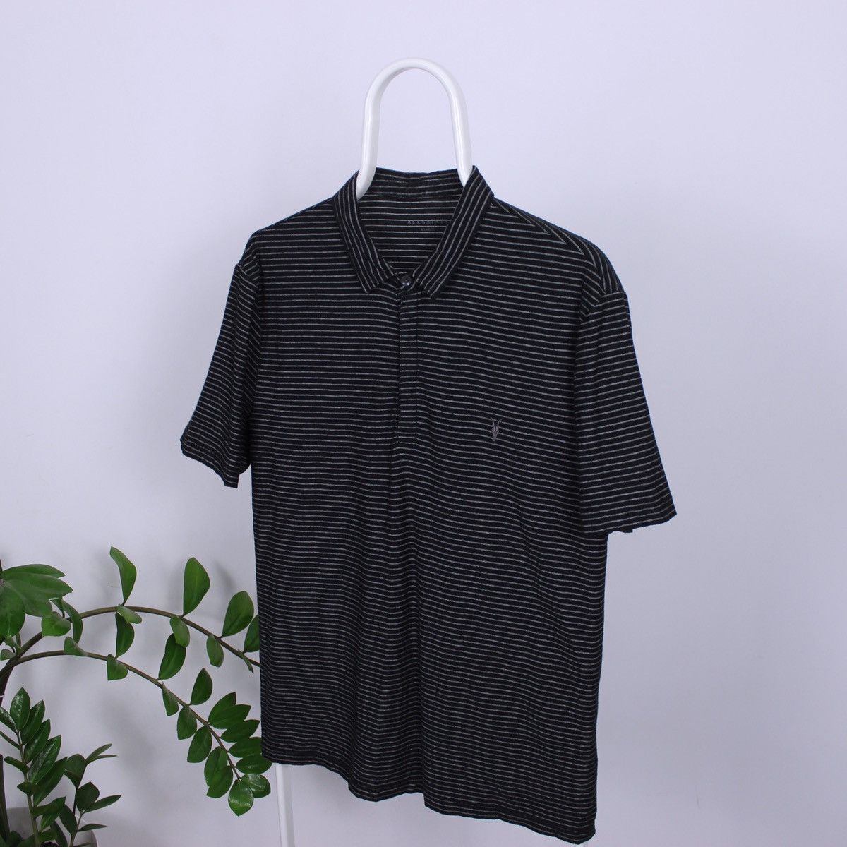 Allsaints AllSaints Short Sleeve Polo Shirt Size US XL / EU 56 / 4 - 2 Thumbnail