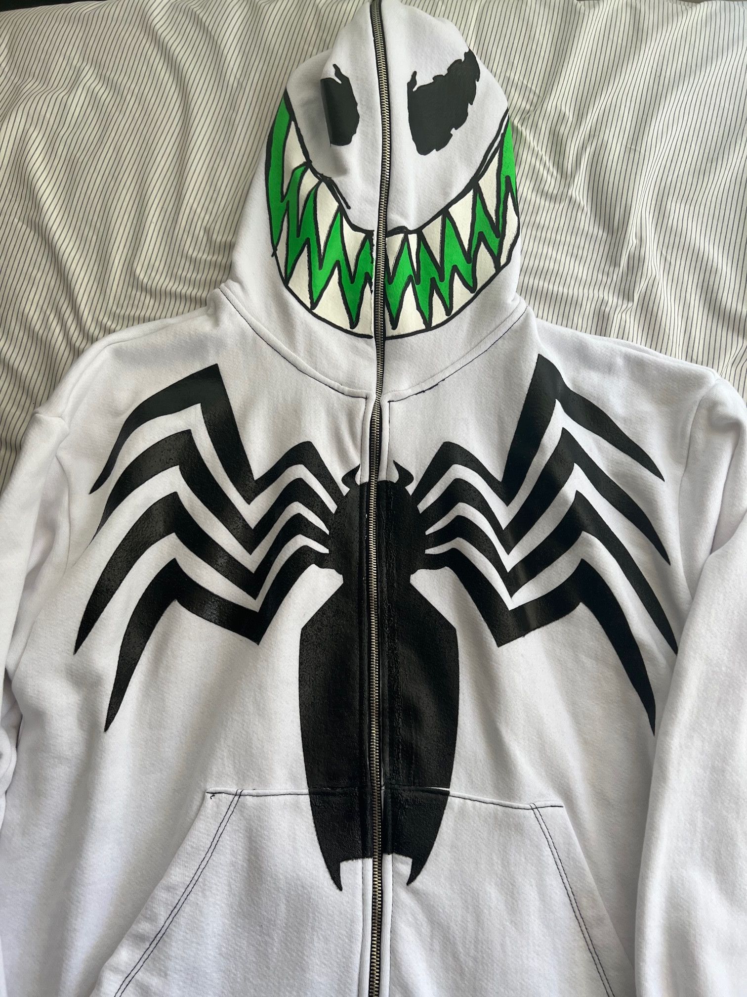 Venom full cheap zip hoodie