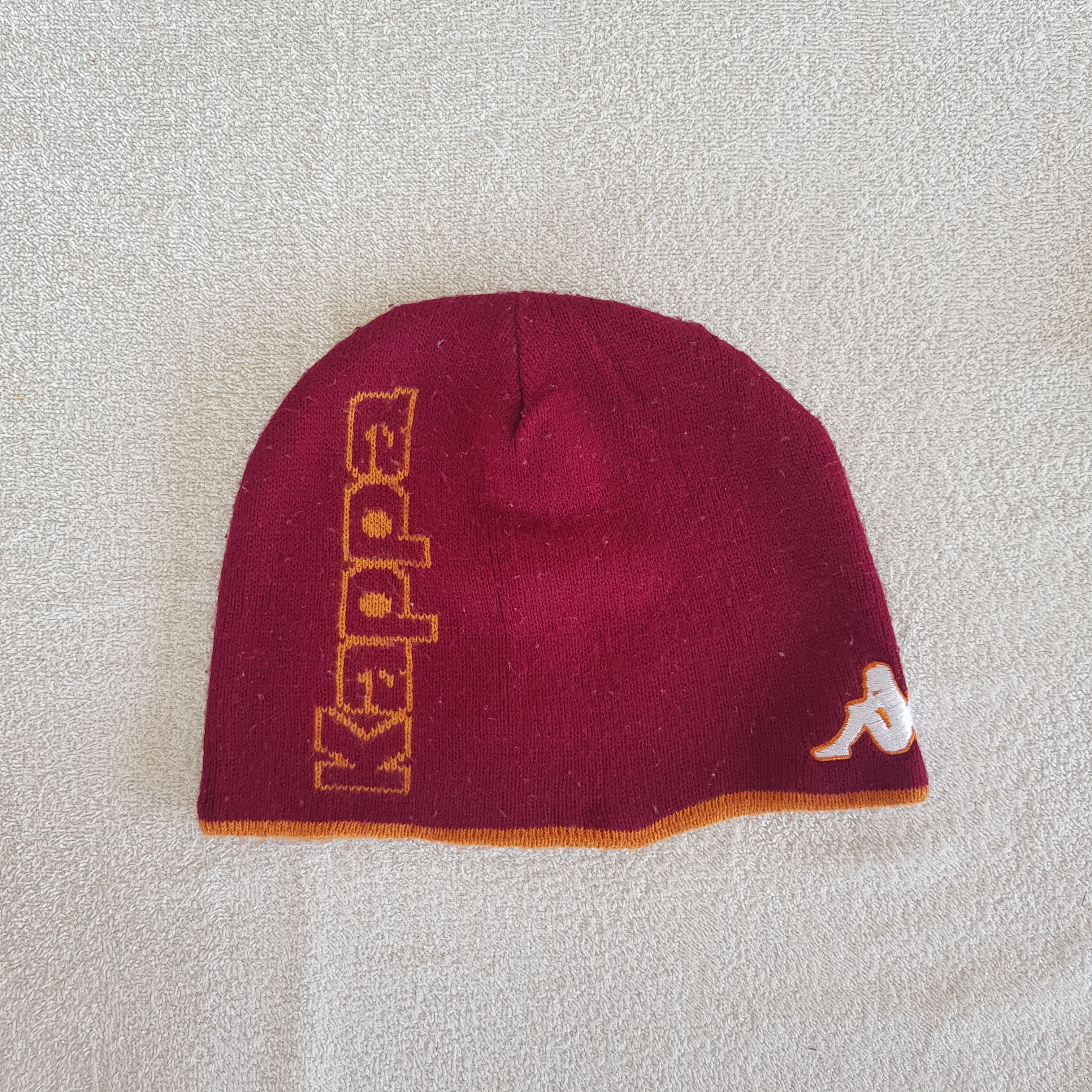 Kappa × Vintage Vintage Kappa Beanie Snow Cap Knitted Crochet Kappa Hats Size ONE SIZE - 6 Thumbnail