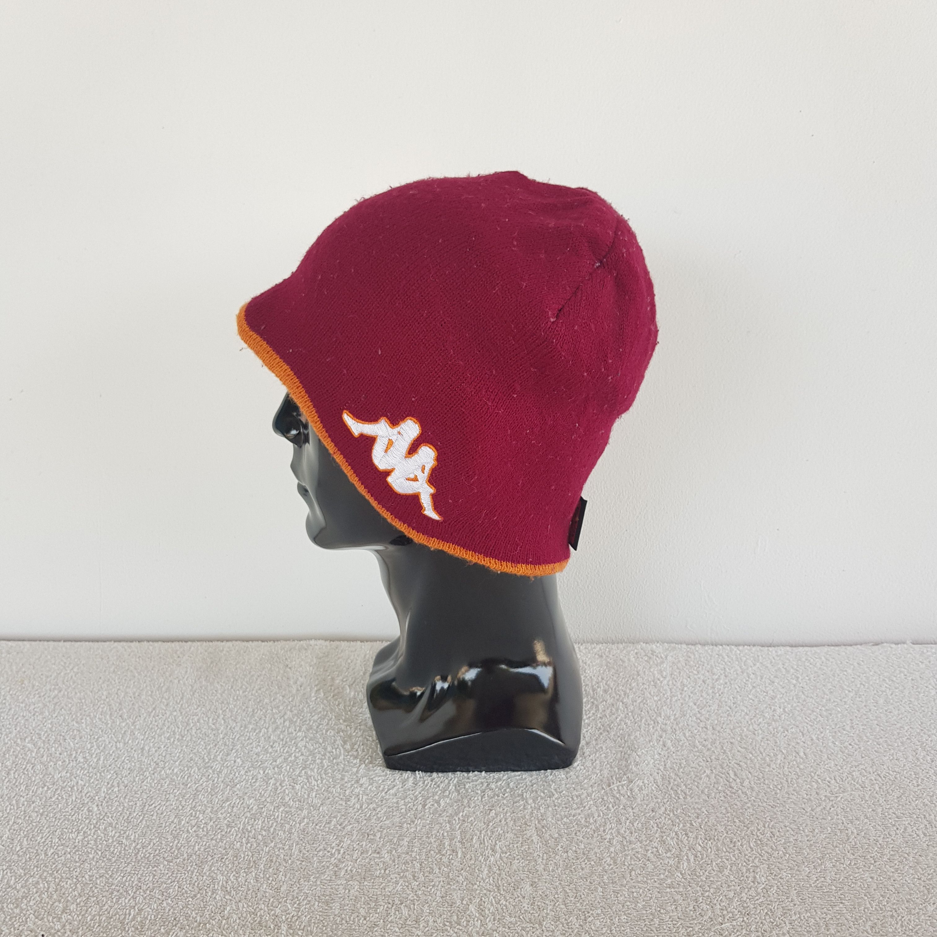 Kappa × Vintage Vintage Kappa Beanie Snow Cap Knitted Crochet Kappa Hats Size ONE SIZE - 5 Thumbnail