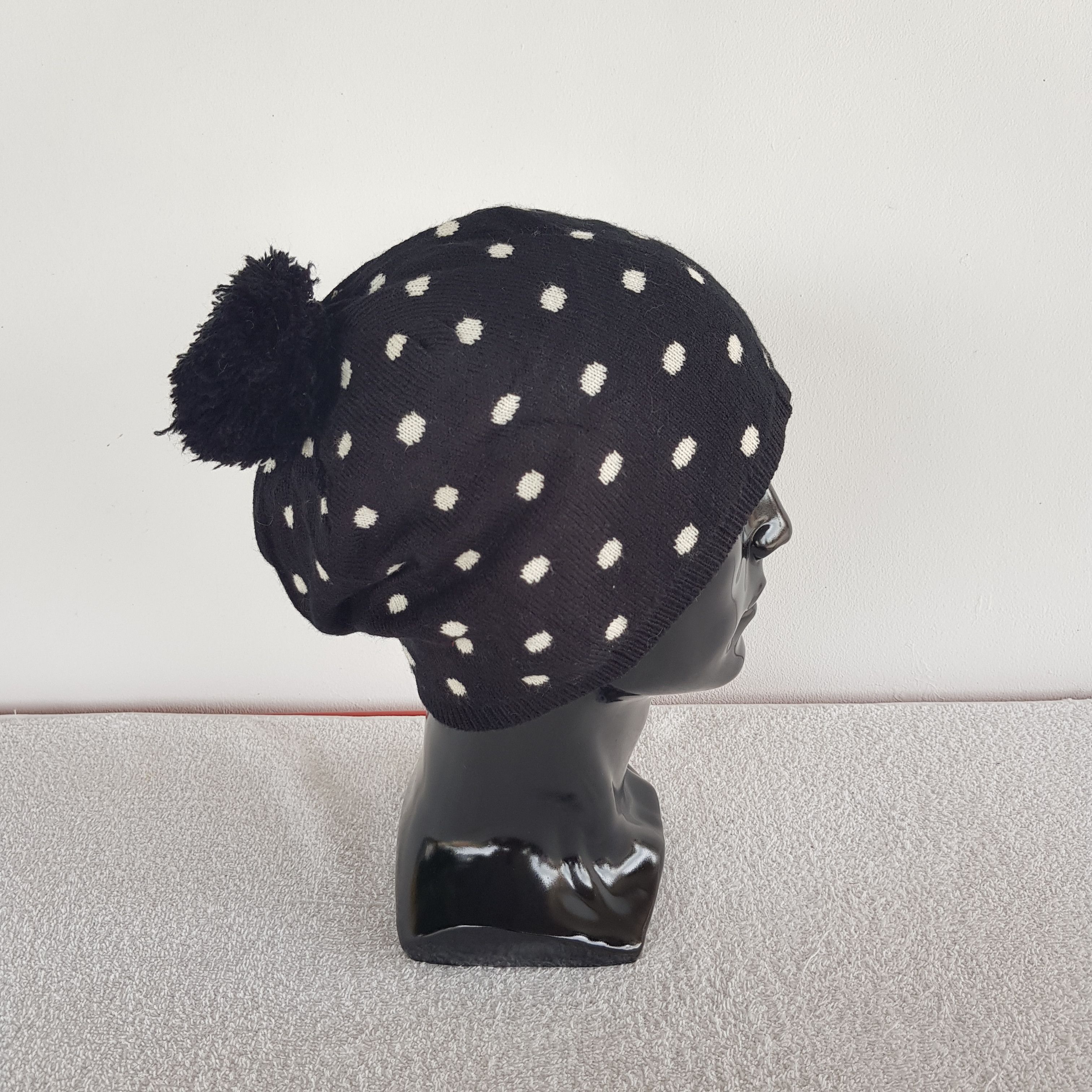 Japanese Brand × Vintage Minnie Mouse Beanie Polkadot Snow Cap Disney Cartoon Hats Size ONE SIZE - 3 Thumbnail