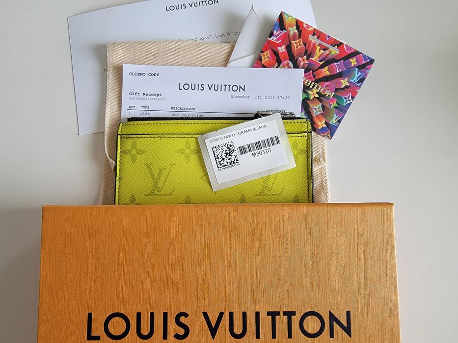 Louis Vuitton CC Holder Blue/Yellow for Men