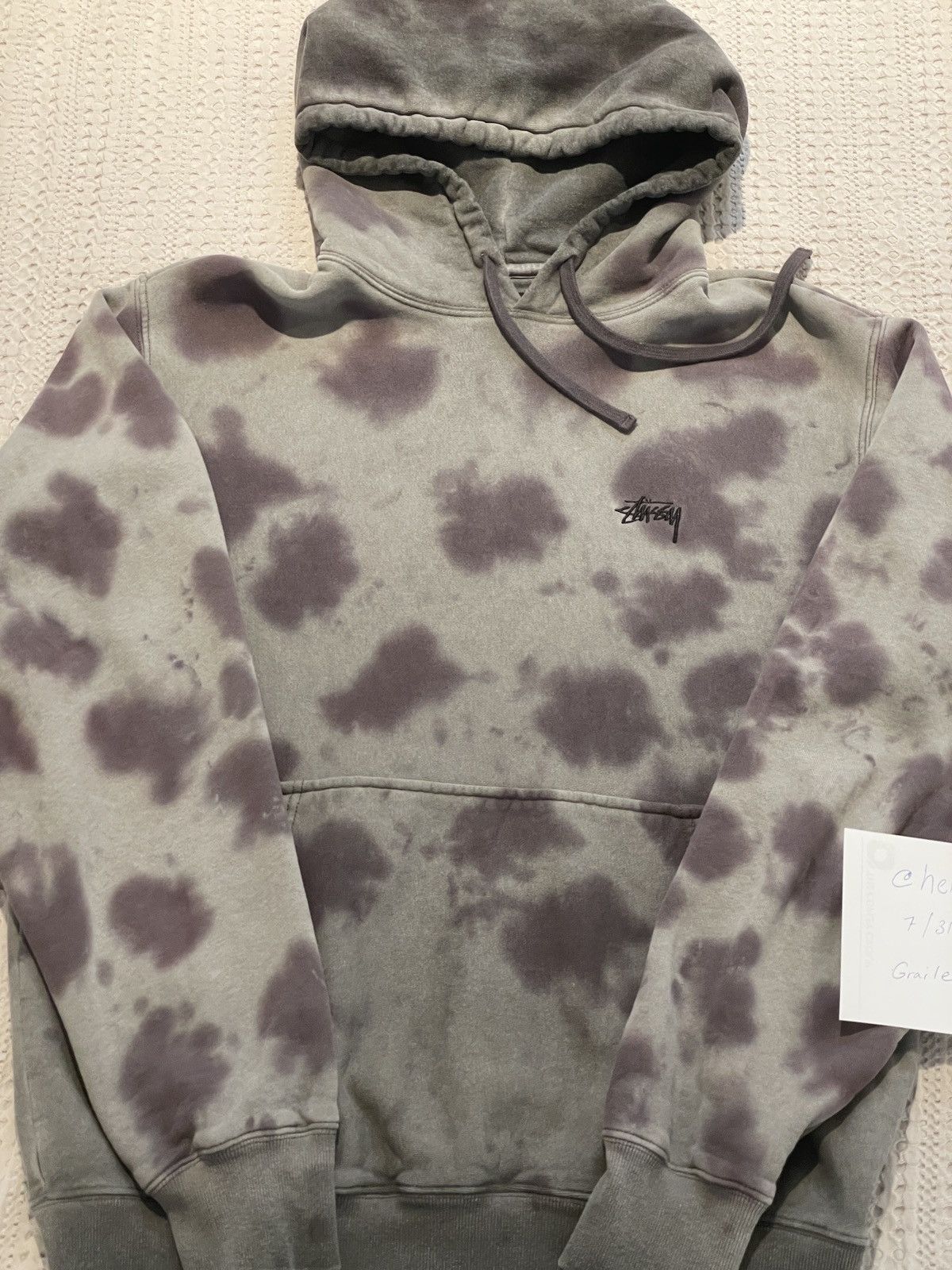 Stussy crystal best sale wash hoodie