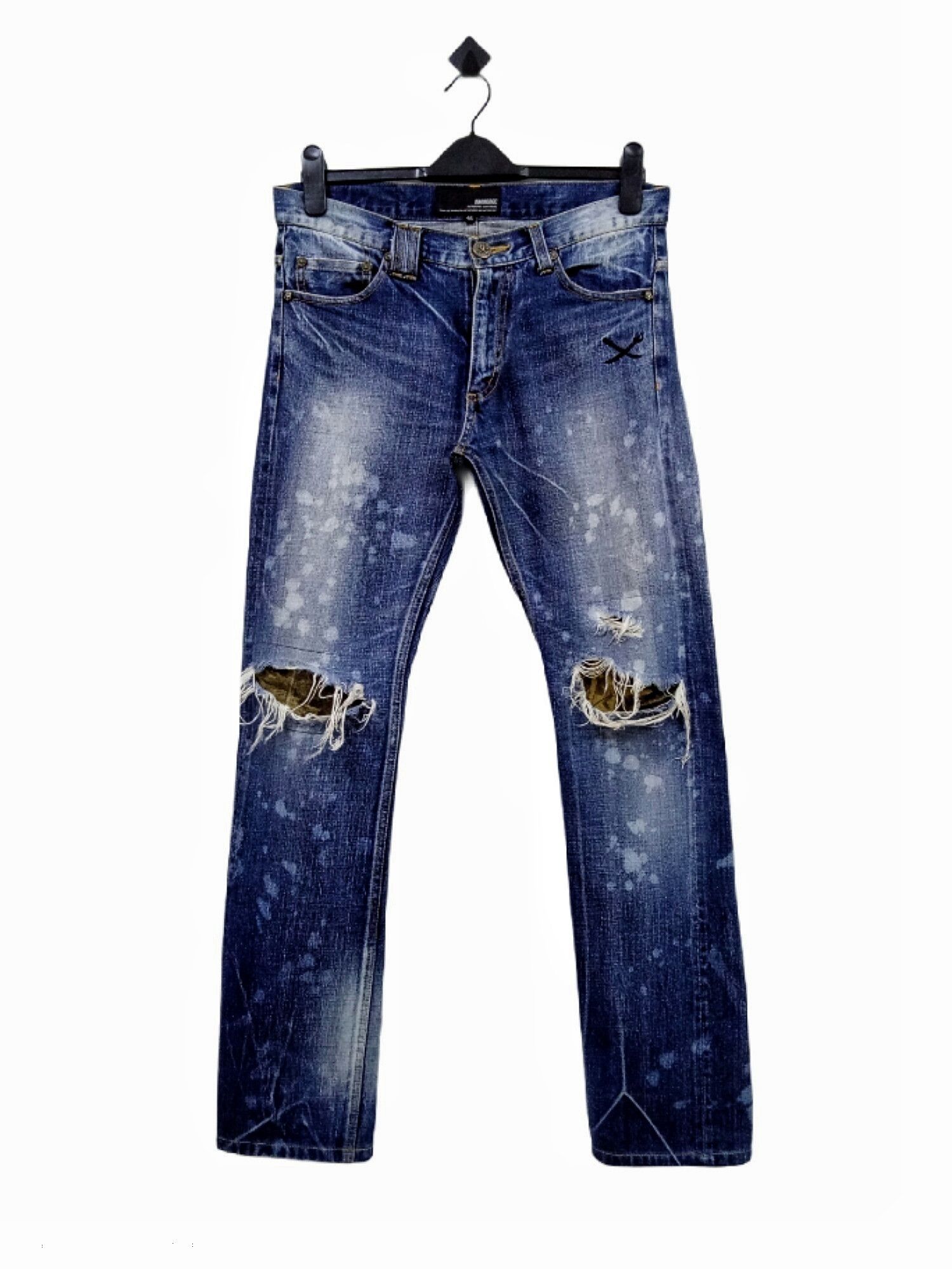 🔥🔥🔥Abordage HIROMU TAKAHARA Selvedge Distress Jeans Rare