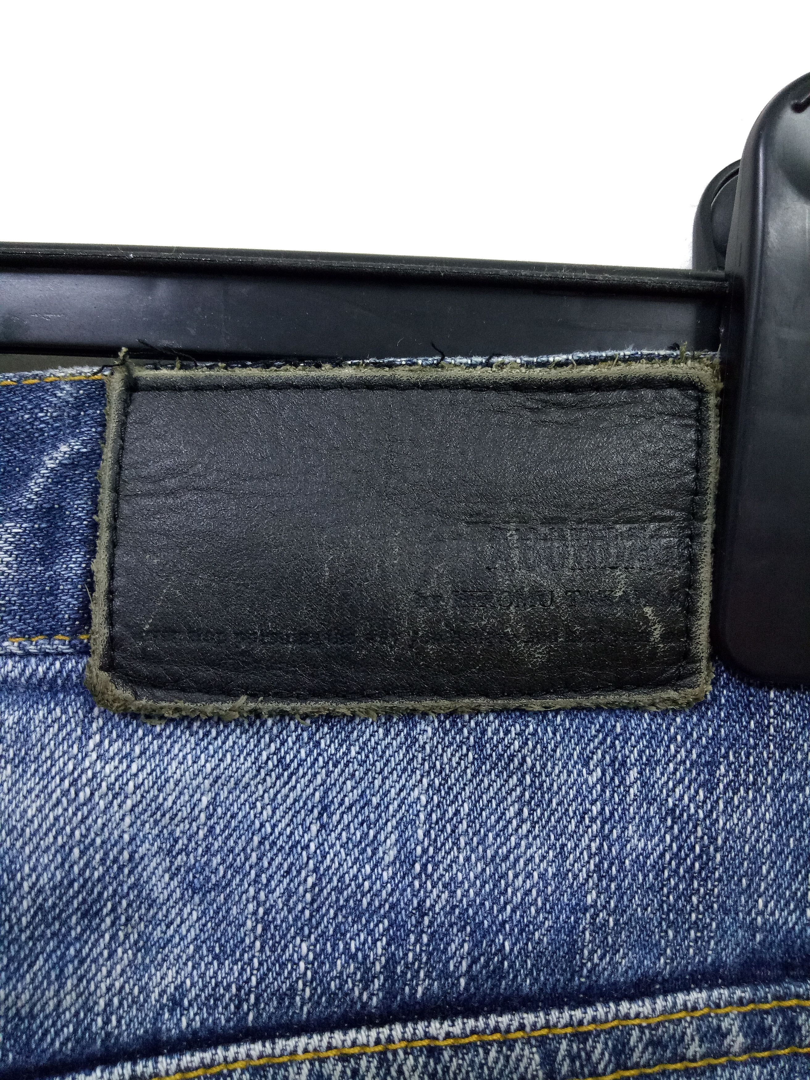 Japanese Brand 🔥🔥🔥Abordage HIROMU TAKAHARA Selvedge Distress Jeans Rare Size US 32 / EU 48 - 19 Thumbnail