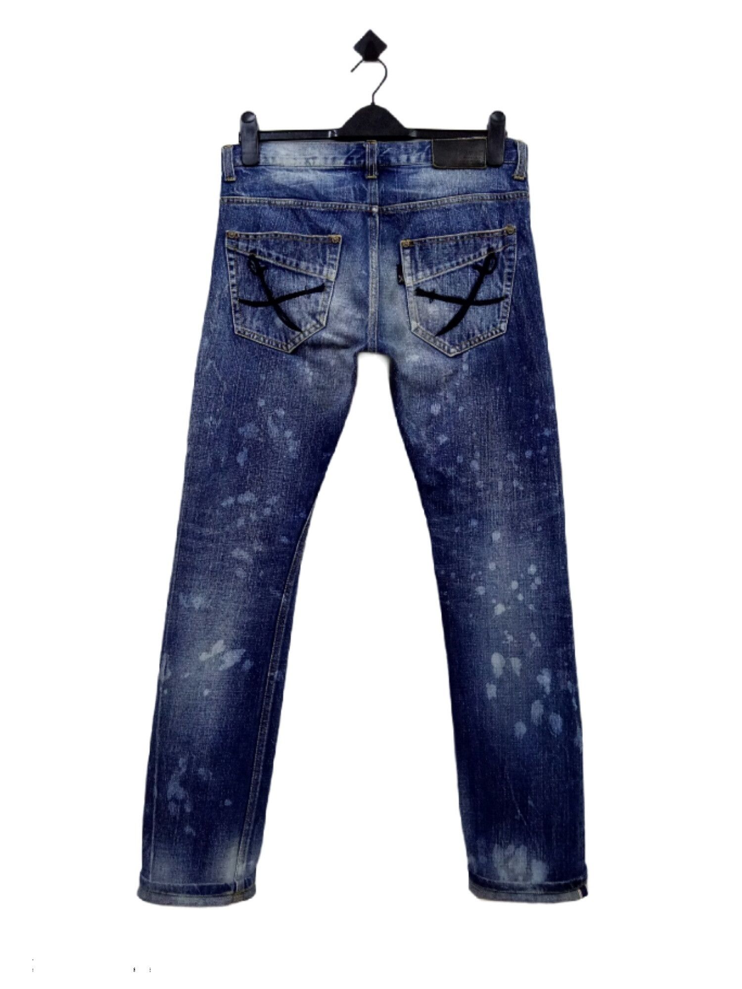 Japanese Brand 🔥🔥🔥Abordage HIROMU TAKAHARA Selvedge Distress Jeans Rare Size US 32 / EU 48 - 2 Thumbnail