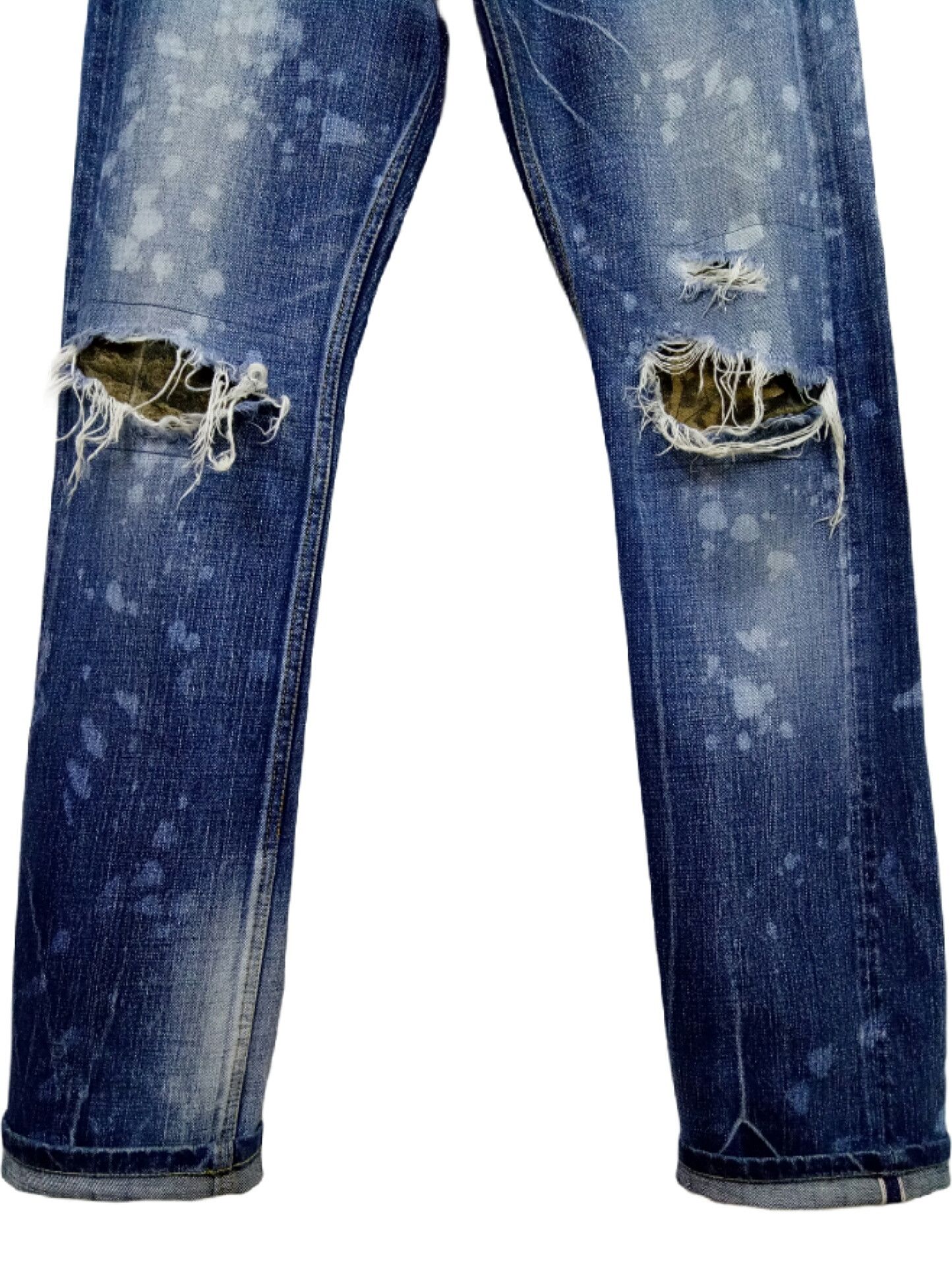 Japanese Brand 🔥🔥🔥Abordage HIROMU TAKAHARA Selvedge Distress Jeans Rare Size US 32 / EU 48 - 10 Thumbnail