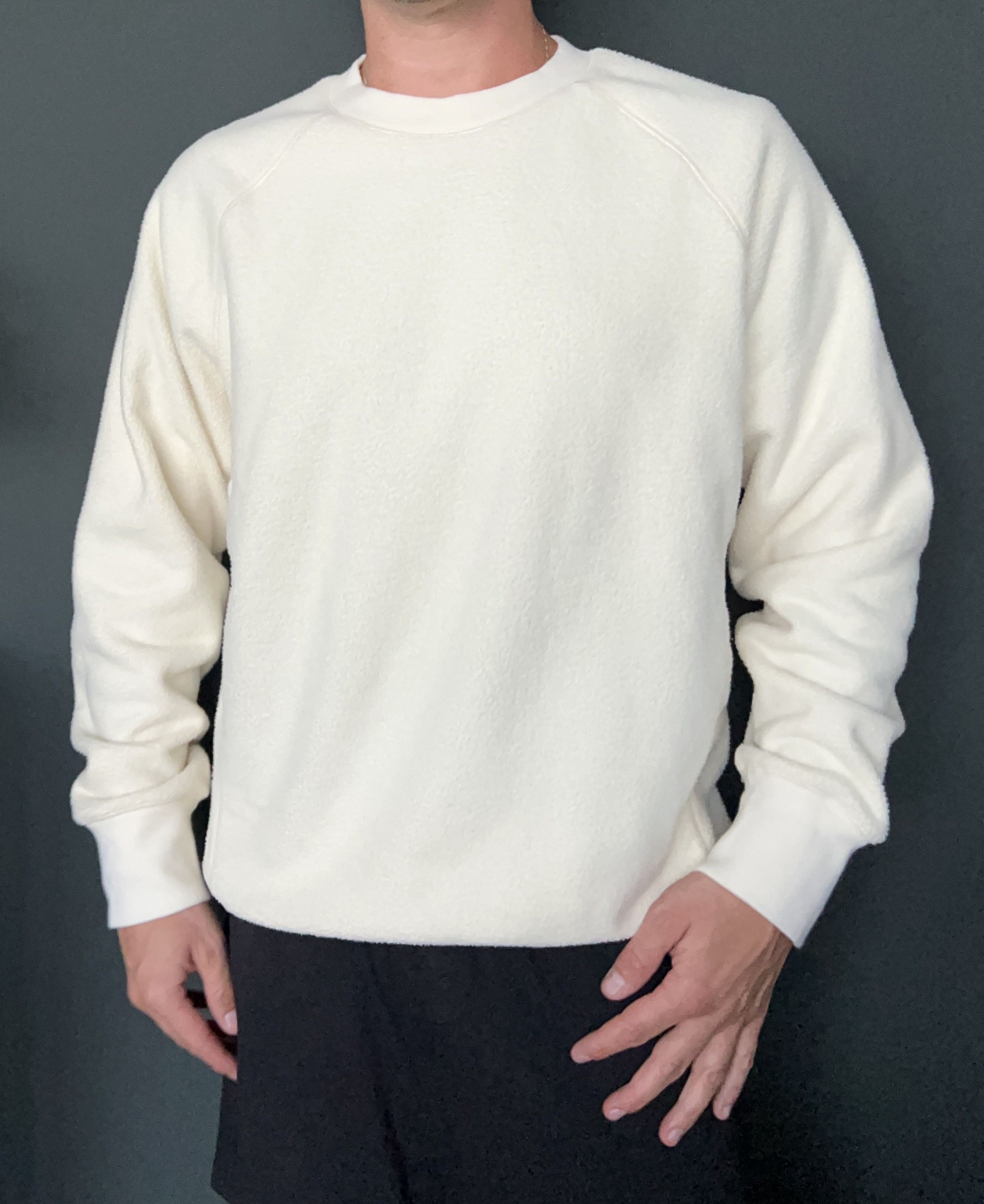 Aime Leon Dore Aime Leon Dore Fleece Sweatshirt, Parmesan Size US M / EU 48-50 / 2 - 2 Thumbnail