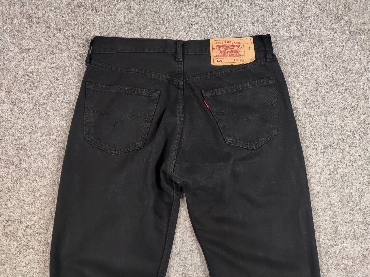 Levi's Vintage 90's Levi's 501 Black Classic Denim 100% Jeans Size US 34 / EU 50 - 14 Thumbnail