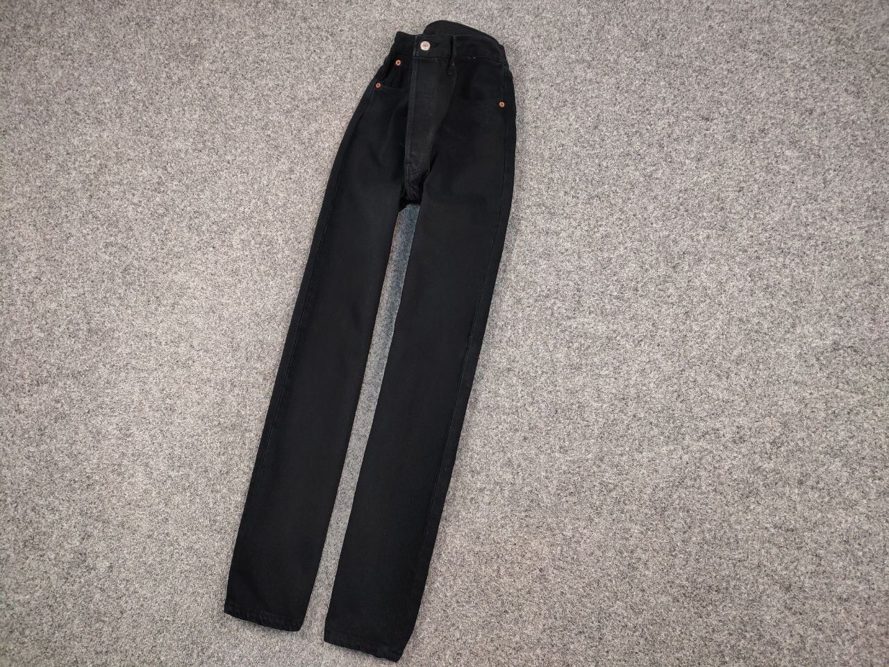 Levi's Vintage 90's Levi's 501 Black Classic Denim 100% Jeans Size US 34 / EU 50 - 3 Thumbnail