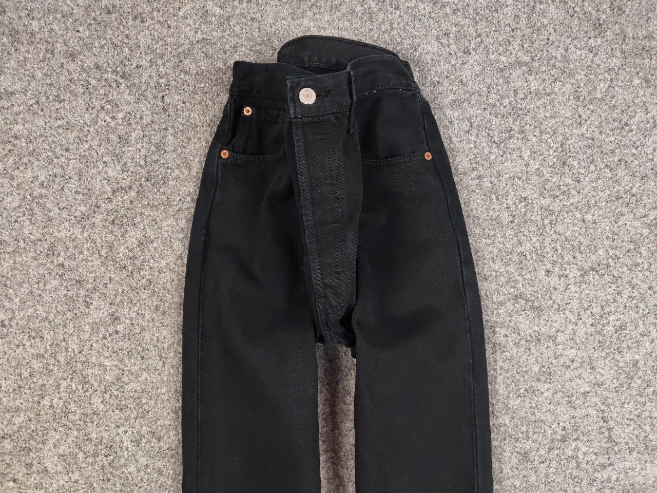 Levi's Vintage 90's Levi's 501 Black Classic Denim 100% Jeans Size US 34 / EU 50 - 7 Thumbnail