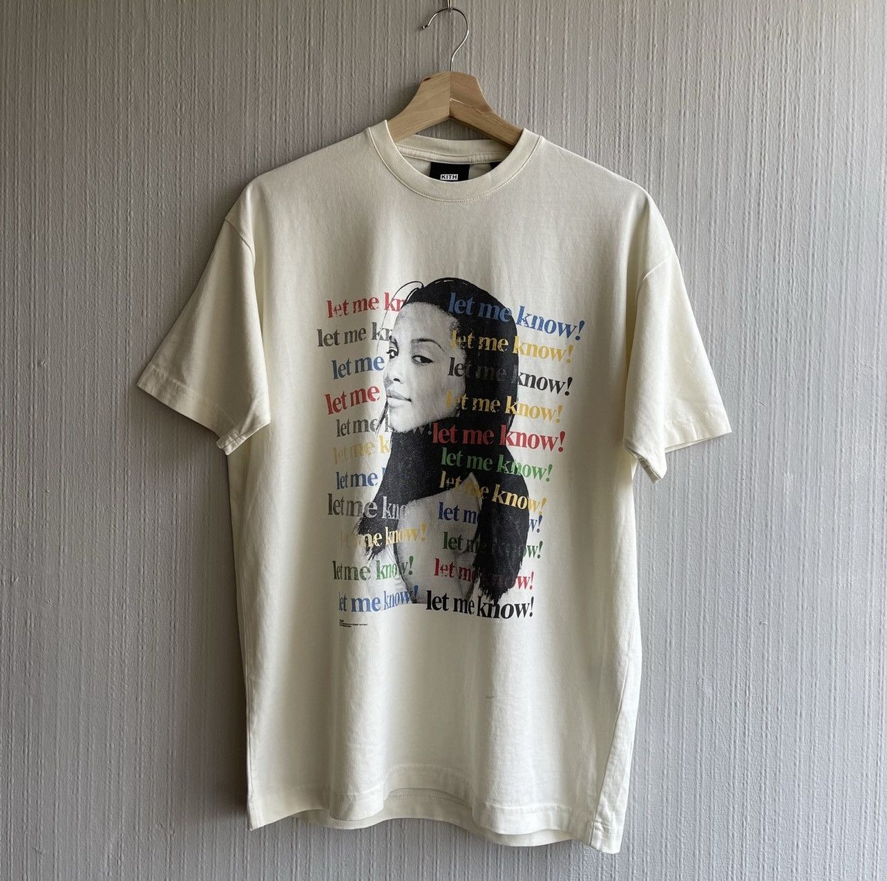 ☆ KITH WOMENS x AALIYAH vintage tee コラボTシャツ ☆ Kith Women Aaliyah At Your Best Vintage Tee Sandrift - SS22 - US