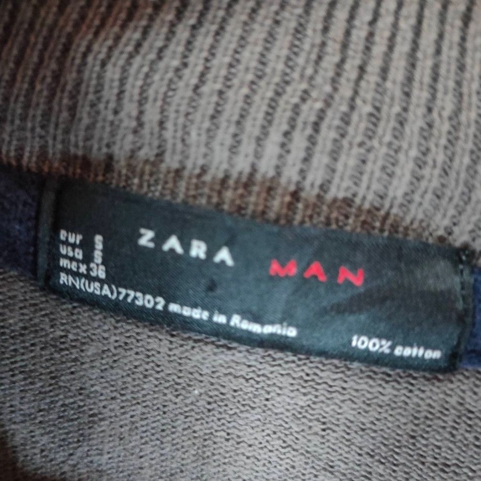 ZARA MAN Full Zipper Patches Spell Out Jacket