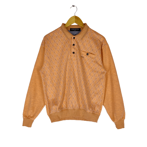 Other OXFORD GOLF CLUB Polo Collar Long Sleeve Sweatshirt Size US M / EU 48-50 / 2 - 1 Thumbnail