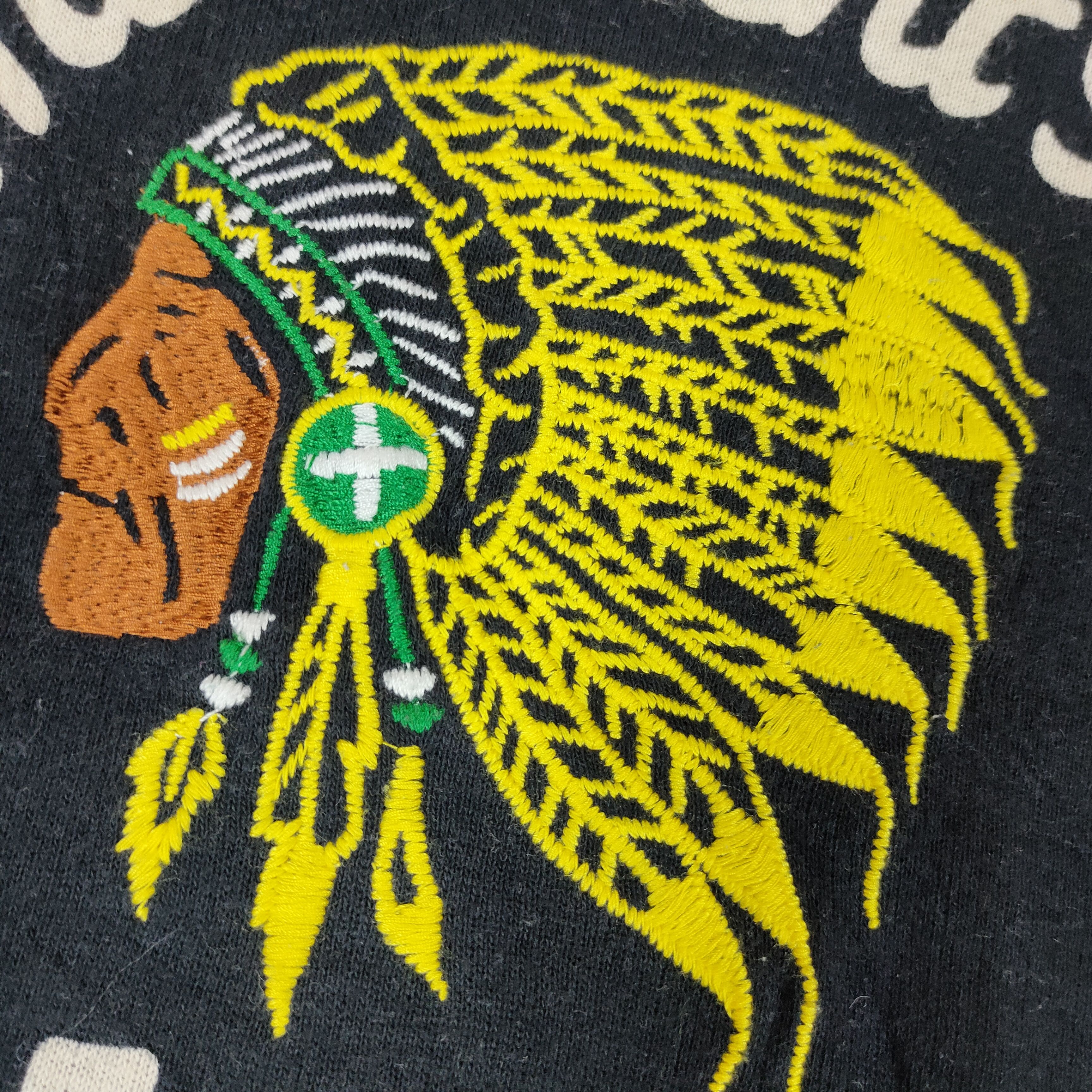 Other RED INDIAN Embroidery Head Printed Sleeve Sweatshirt Size US M / EU 48-50 / 2 - 2 Thumbnail