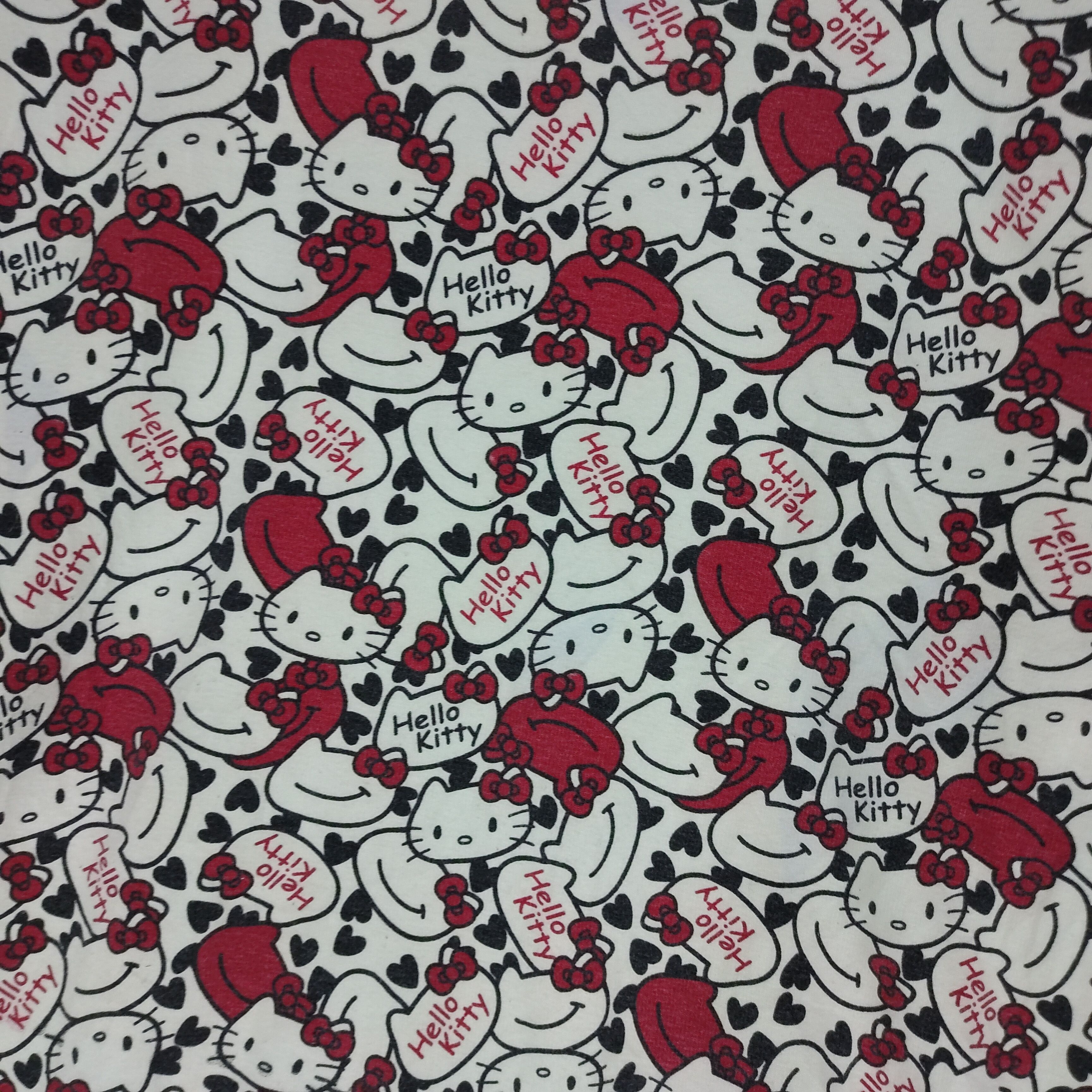 Japanese Brand HELLO KITTY Full Print Kitty Head Crewneck Sweatshirt Size US M / EU 48-50 / 2 - 2 Thumbnail