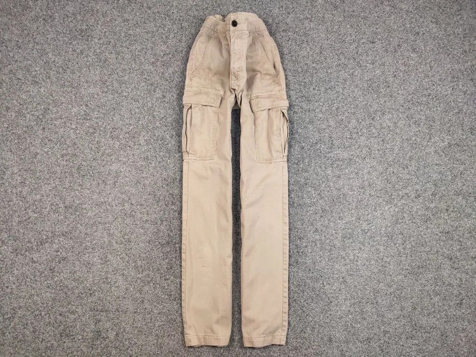Japanese Brand Vintage 90's Timberland Japan Zip Faded Beige Cargo Pants Size US 34 / EU 50 - 1 Thumbnail