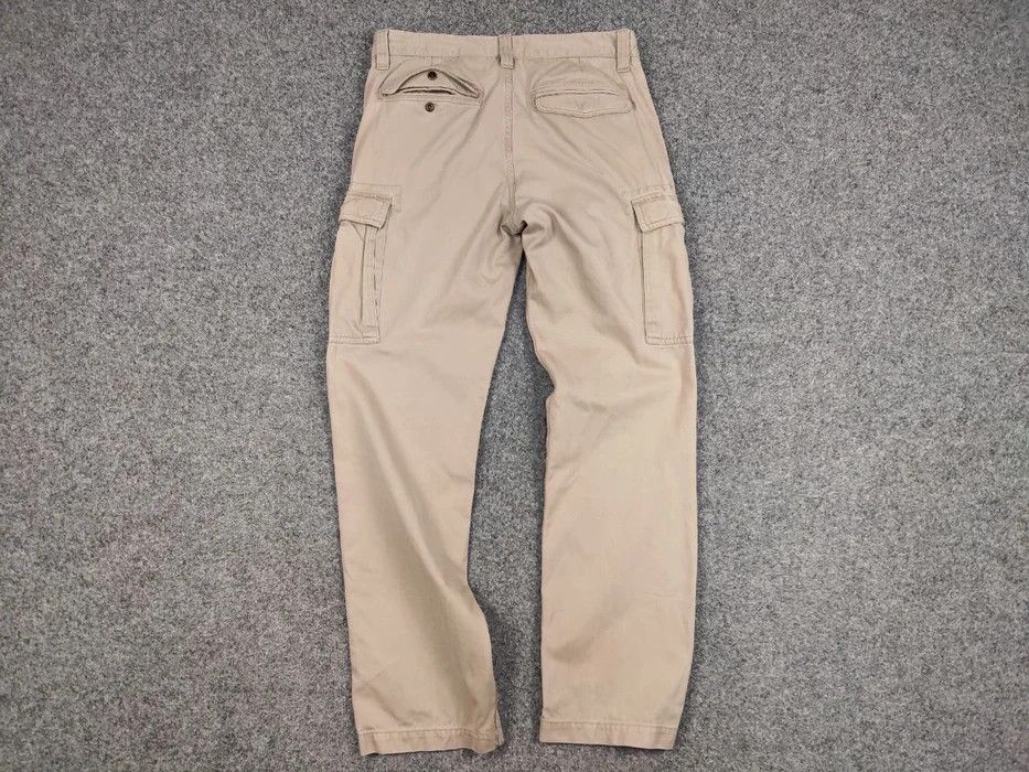 Japanese Brand Vintage 90's Timberland Japan Zip Faded Beige Cargo Pants Size US 34 / EU 50 - 6 Thumbnail