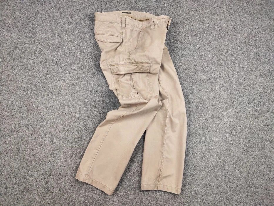 Japanese Brand Vintage 90's Timberland Japan Zip Faded Beige Cargo Pants Size US 34 / EU 50 - 7 Thumbnail