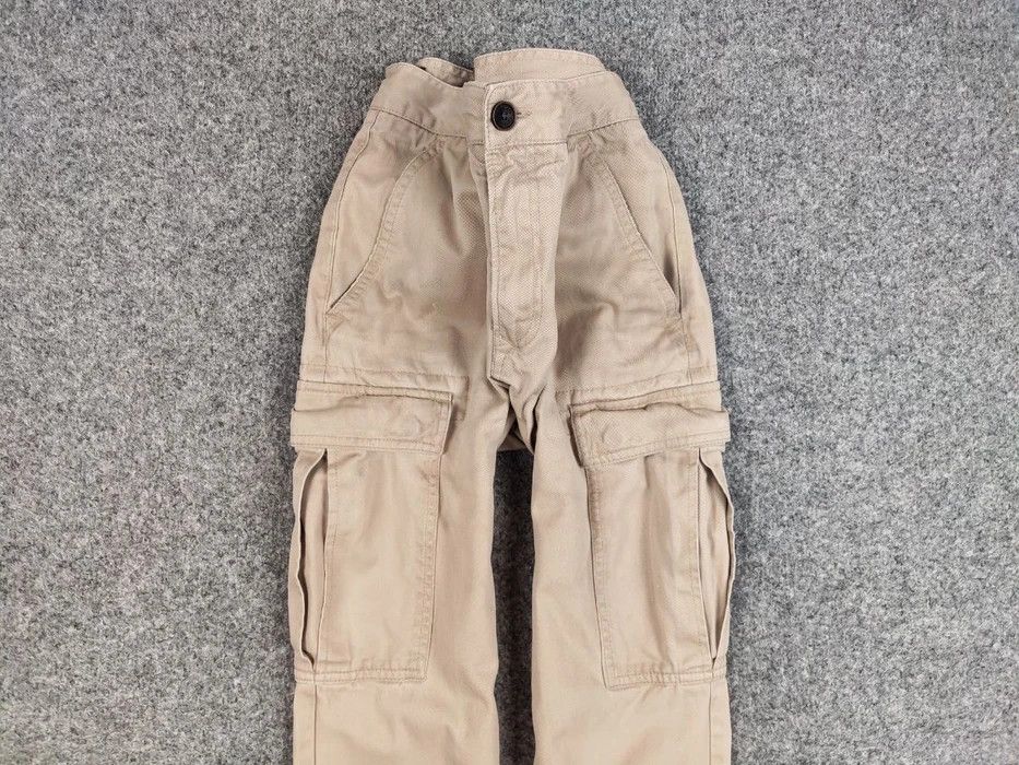 Japanese Brand Vintage 90's Timberland Japan Zip Faded Beige Cargo Pants Size US 34 / EU 50 - 3 Thumbnail