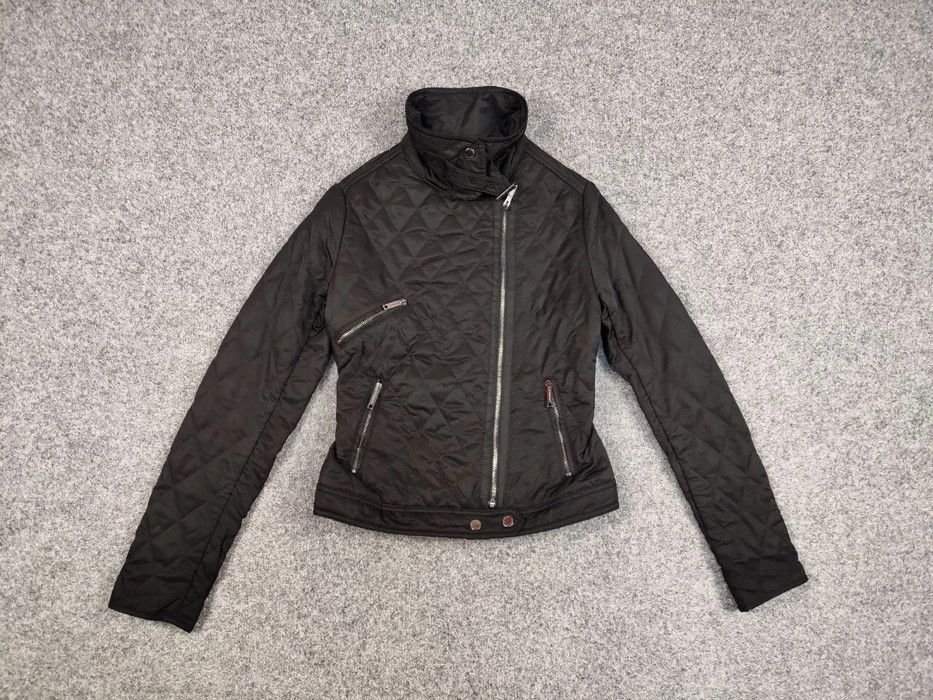 Burberry Burberry London Quilted Black Nova Check Biker Jacket Size US S / EU 44-46 / 1 - 5 Thumbnail