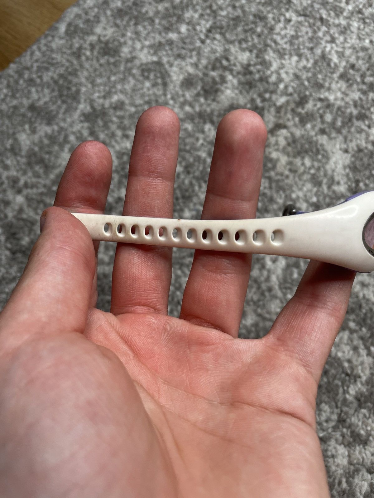Nike × Vintage Vintage White Purple Mini Watch Swoosh Nike Size ONE SIZE - 7 Thumbnail