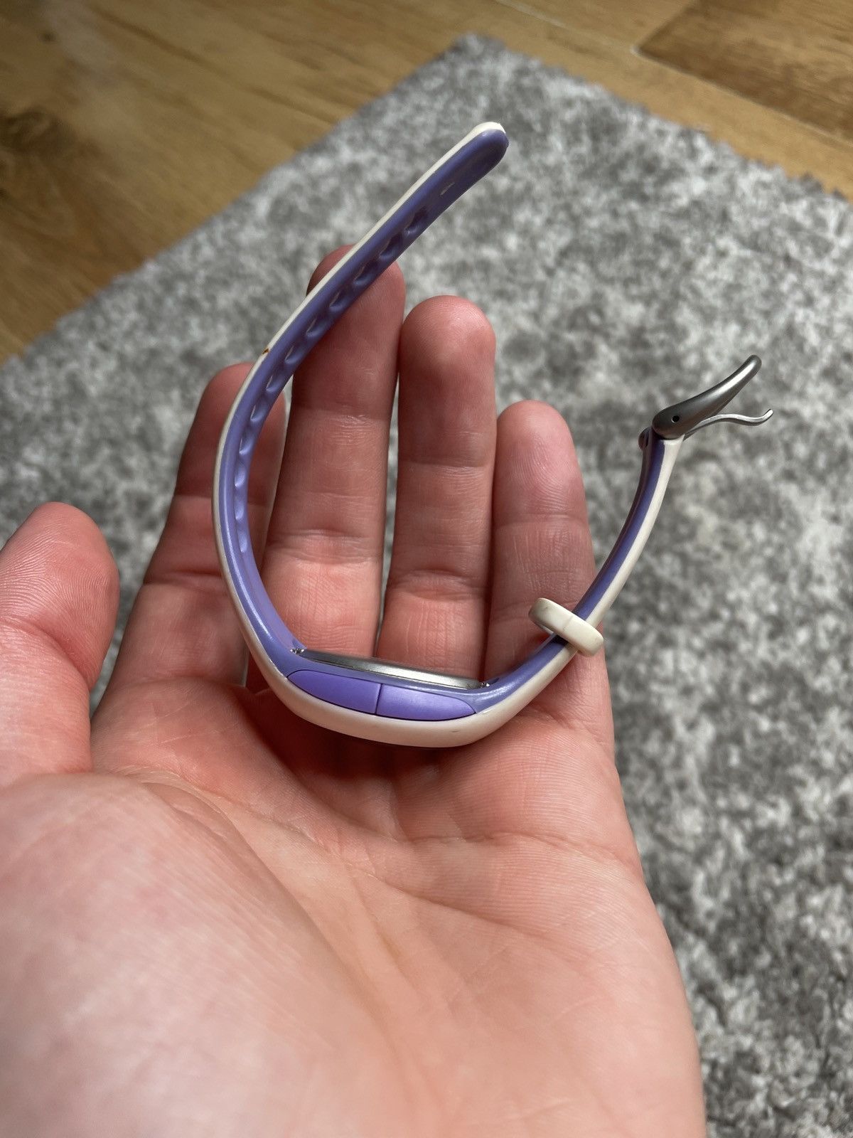 Nike × Vintage Vintage White Purple Mini Watch Swoosh Nike Size ONE SIZE - 5 Thumbnail